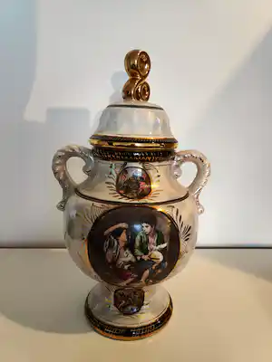 Faience Hubert Bequet - Keramiek Vazen verkocht voor € 45!