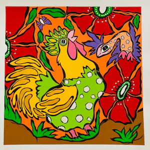 Caja Wong Chung - The proud rooster kopen? Bied vanaf 1!