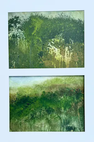 Maurice Grothausen - 2 landschappen schilderijen, zonder passe-partout serie A 2014 kopen? Bied vanaf 100!
