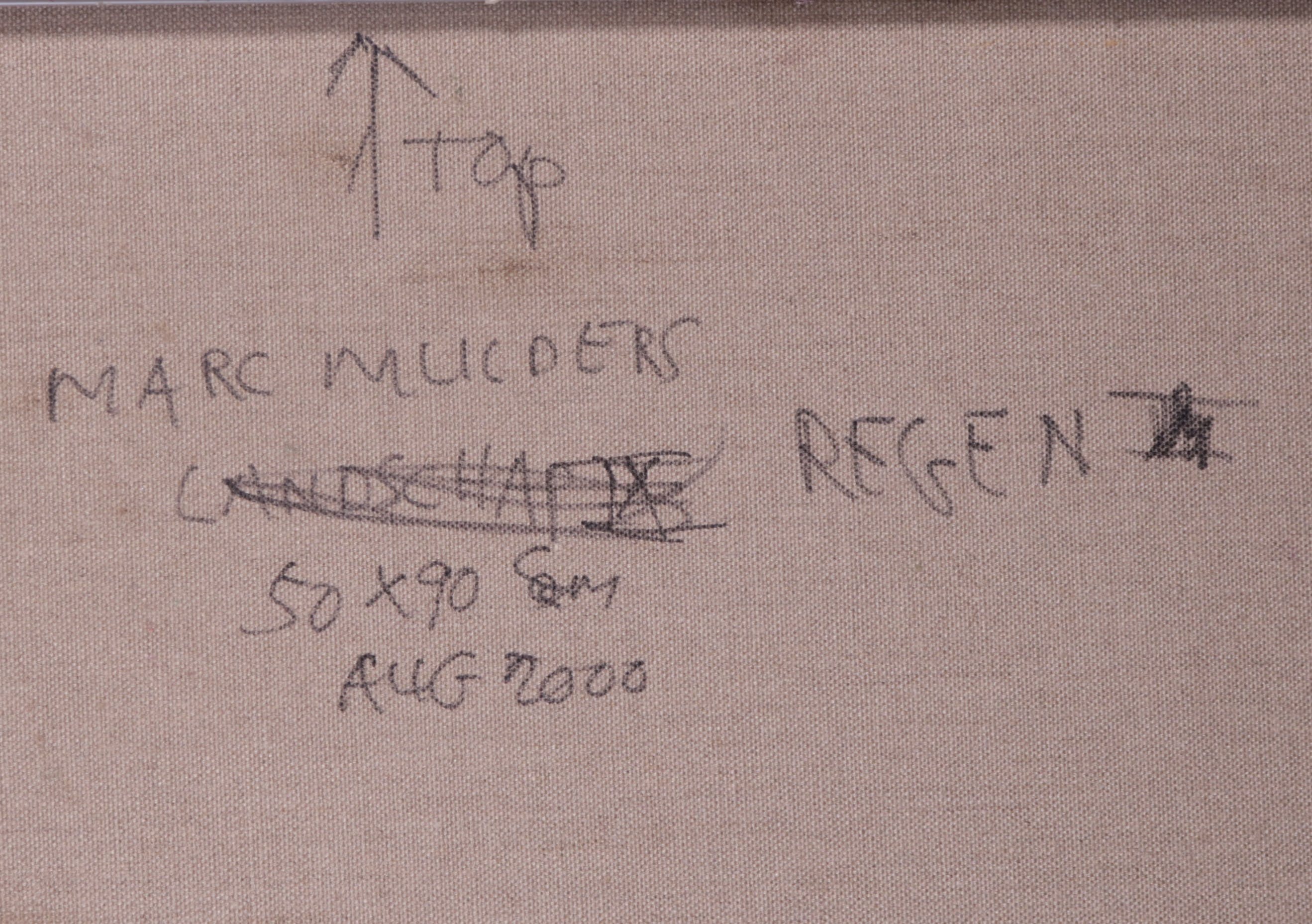 Marc Mulders - Olieverf op doek, Regen kopen? Bied vanaf 3800!