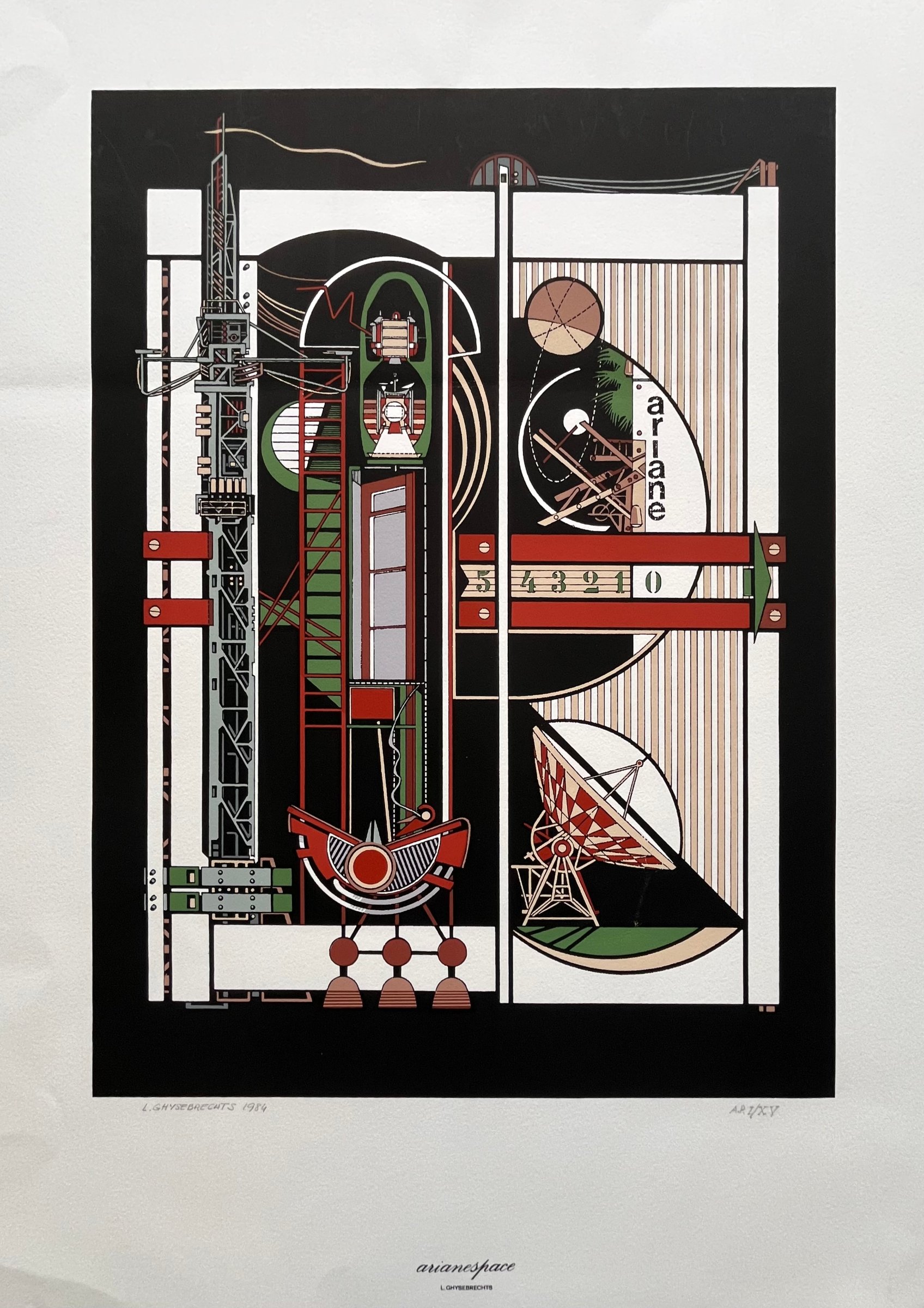 Louis Ghysebrechts - Gesigneerde Litho - A.P I/XV - 1984 - Zelden aangeboden kopen? Bied vanaf 65!
