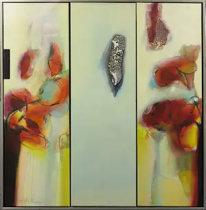Pieter Vermeulen - Acryl op doek, Tres - Ingelijst (Zeer groot) kopen? Bied vanaf 250!