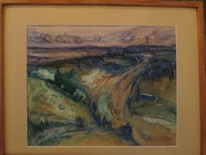 Willem Ernst van Boven - (1925-2007) Duinen met vuurtorentje 1971 kopen? Bied vanaf 80!