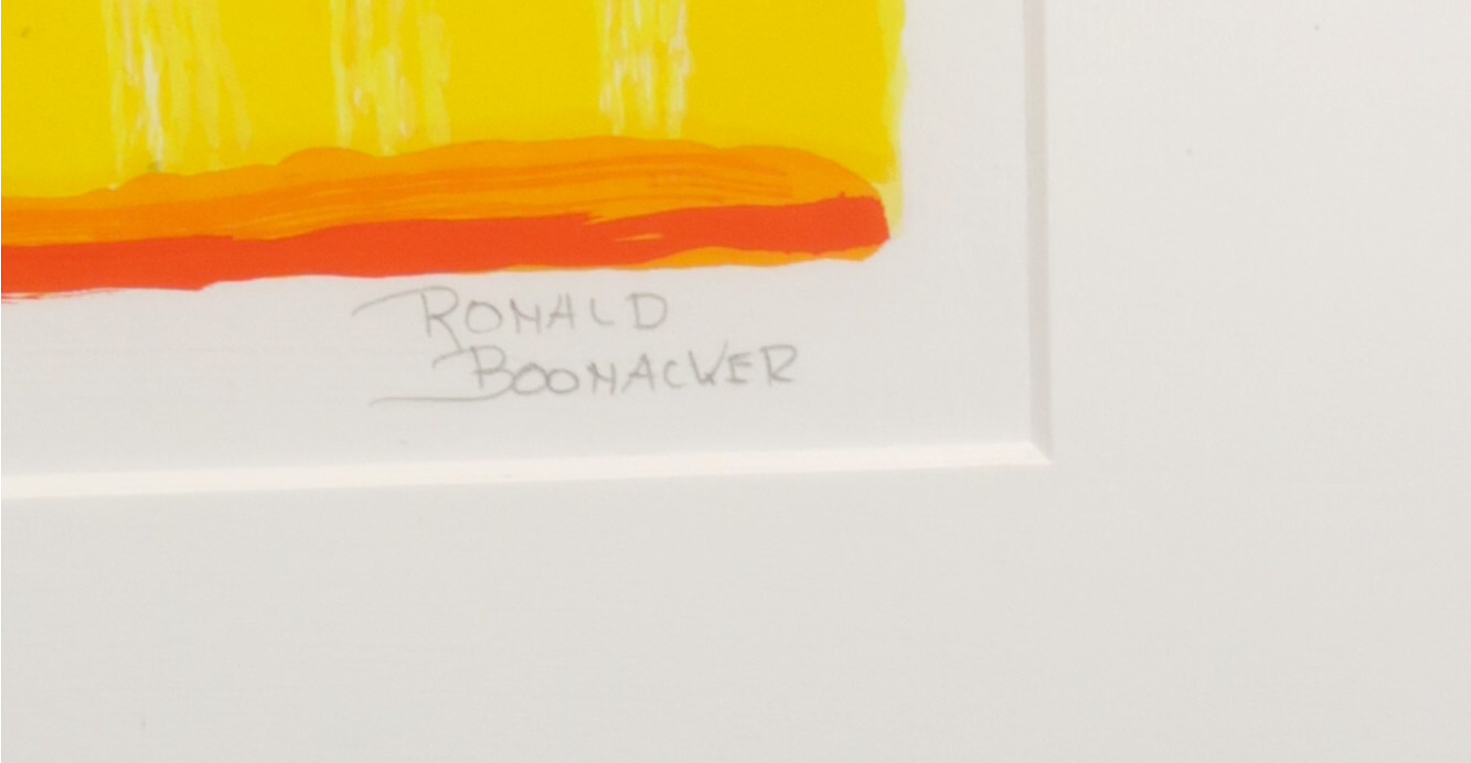Ronald Boonacker - Zeefdruk, Toscana IV - Ingelijst kopen? Bied vanaf 60!