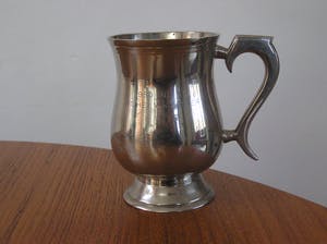 Curiosa - Verzilverde Bierkroes van Zilverstad Schoonhoven kopen? Bied vanaf 1!