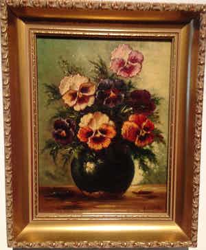 Dirk Kubbe - Vaas met bloemen verkocht voor € 50!