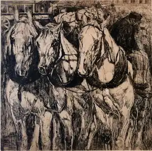 Pieter Dupont - Omnibuspaarden verkocht voor € 160!