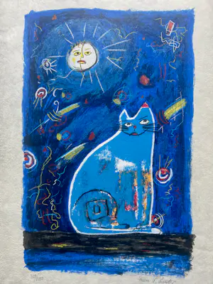 Franz Lauter - De blauwe kat kopen? Bied vanaf 50!