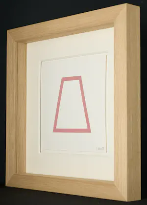 Sol LeWitt - Zeldzame Zeefdruk „Five Geometric Figures in Five Colors“ - Exclusief ingelijst kopen? Bied vanaf 780!