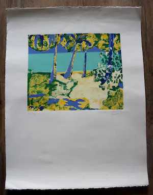 Jeroen Krabbé - Zeefdruk: A view from my window - 1995 kopen? Bied vanaf 135!