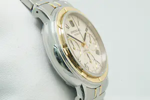 37- Raymond Weil ged. 18Krt gouden Parsifal Auto Chrono ivory 7230 polshorloge kopen? Bied vanaf 280!