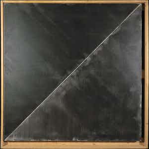 Joop Hulskamp - Acryl op canvas, Iets is ook niets - Ingelijst (Zeer Groot) verkocht voor € 435!