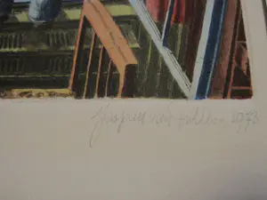 Jasper van Putten - Handgekleurde Ets "uitzicht" in kleine oplage - potloodgesigneerd kopen? Bied vanaf 28!
