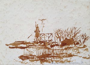 Theo Niermeijer - Ingelijste aquarel kopen? Bied vanaf 45!