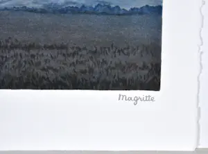Rene Magritte - (naar), La voix du sang, Lithografie, 77,5x57,5 cm kopen? Bied vanaf 535!