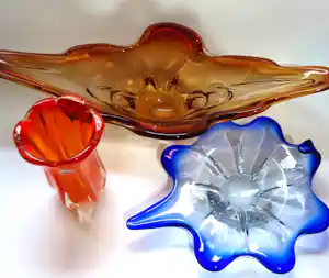 Cenedese - 3 stuks vintage Murano verkocht voor € 50!
