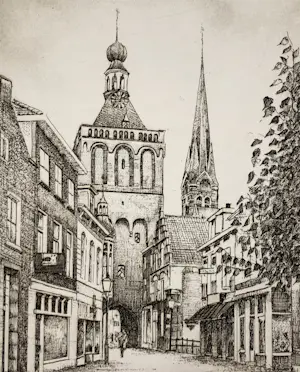 Albertus Wieringa - Kerk, Zijpendael, Universiteit kopen? Bied vanaf 30!