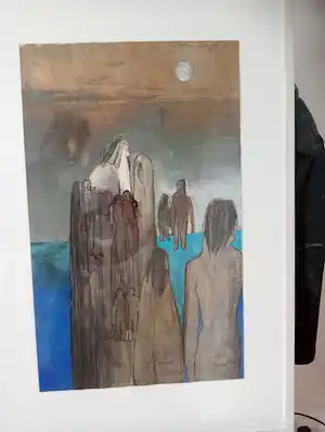 Ans Wortel - De paren als rotsen van een helder water verkocht voor € 125!