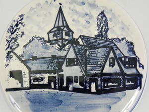 Niet of onleesbaar gesigneerd - Delfts blauw bakje / schaaltje / potje met deksel kopen? Bied vanaf 1!