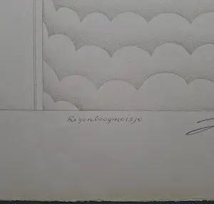 Jörg Remé - Regenboogmeisje - gesigneerde litho kopen? Bied vanaf 49!