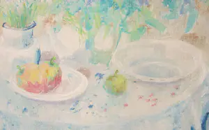Theo Van Rintel - Stilleven met bloemen en fruit kopen? Bied vanaf 400!