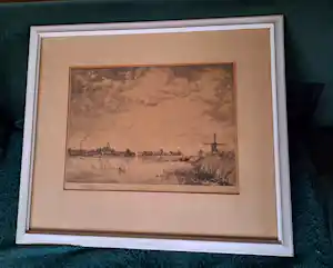 Ids Wiersma - Noordkant Pikmeer bij Grouw verkocht voor € 80!