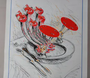 Christian Ludwig Attersee - Original Ausstellungsplakat Tellerlampe Galerie Krinzinger Innsbruck 1974 kopen? Bied vanaf 60!