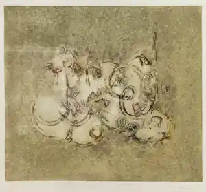 Mohamed Aksouh - Abstract composition kopen? Bied vanaf 225!