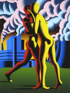 Mark Kostabi - Giclée, The Third Secret verkocht voor € 90!