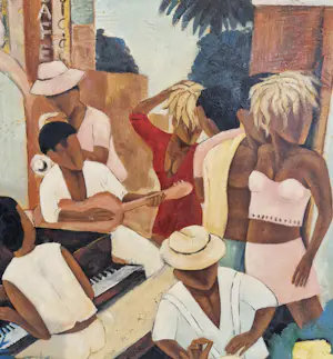 Niet of onleesbaar gesigneerd - Cuban music. kopen? Bied vanaf 1!