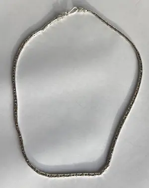 1e gehalte Zilver - 925 - halsketting - bijzondere schakels kopen? Bied vanaf 45!