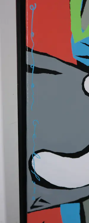 Jeroen Gerlofsma - Acryl, Olifant - Ingelijst kopen? Bied vanaf 50!