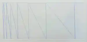 Helmut M. Federle - Diatonic structure, vernis mou ets (mooi ingelijst) verkocht voor € 500!