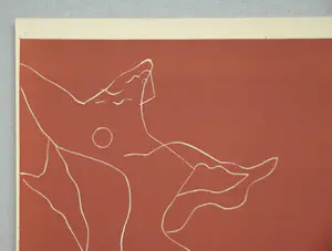 Henri Laurens - Twee Sirenes - 1938 - Originele linosnede - Gemonogrammeerd - Mourlot kopen? Bied vanaf 70!