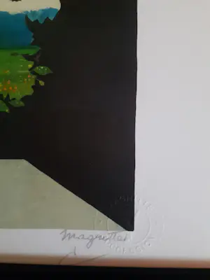 Rene Magritte - 'Le Plagiat' (prachtig gelijst!) kopen? Bied vanaf 350!