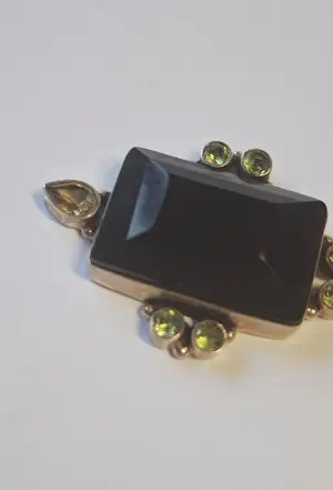 Mooie zilveren hanger met black Onyx kopen? Bied vanaf 75!