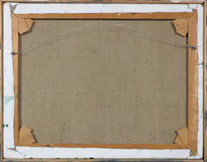Janus Nuiten - Olieverf op doek, Zonder titel- Ingelijst kopen? Bied vanaf 50!