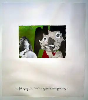 Ans Wortel - 'n fel gesprek in 'n groene omgeving verkocht voor € 125!