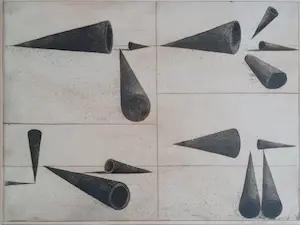Frederik van Batenburg - Abstracte compositie, kopen? Bied vanaf 45!