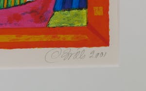 Clemens Briels - Zeefdruk, Zonder titel - Ingelijst kopen? Bied vanaf 60!