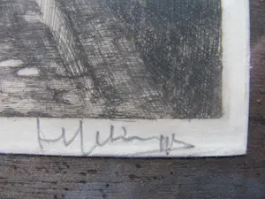 Han Jelinger - stadsgezicht (Maastricht?) kopen? Bied vanaf 40!