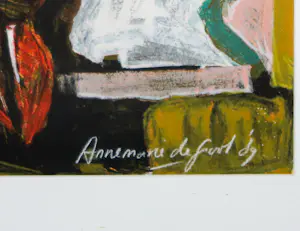 Annemarie de Groot - Litho op papier, Zonder titel - Ingelijst kopen? Bied vanaf 40!