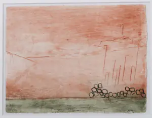 Jan Montyn - Ets, Lot van vier abstracte etsen - Ingelijst kopen? Bied vanaf 150!