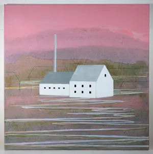 Myra de Vries - Acryl op doek, Midlands * 14 kopen? Bied vanaf 100!