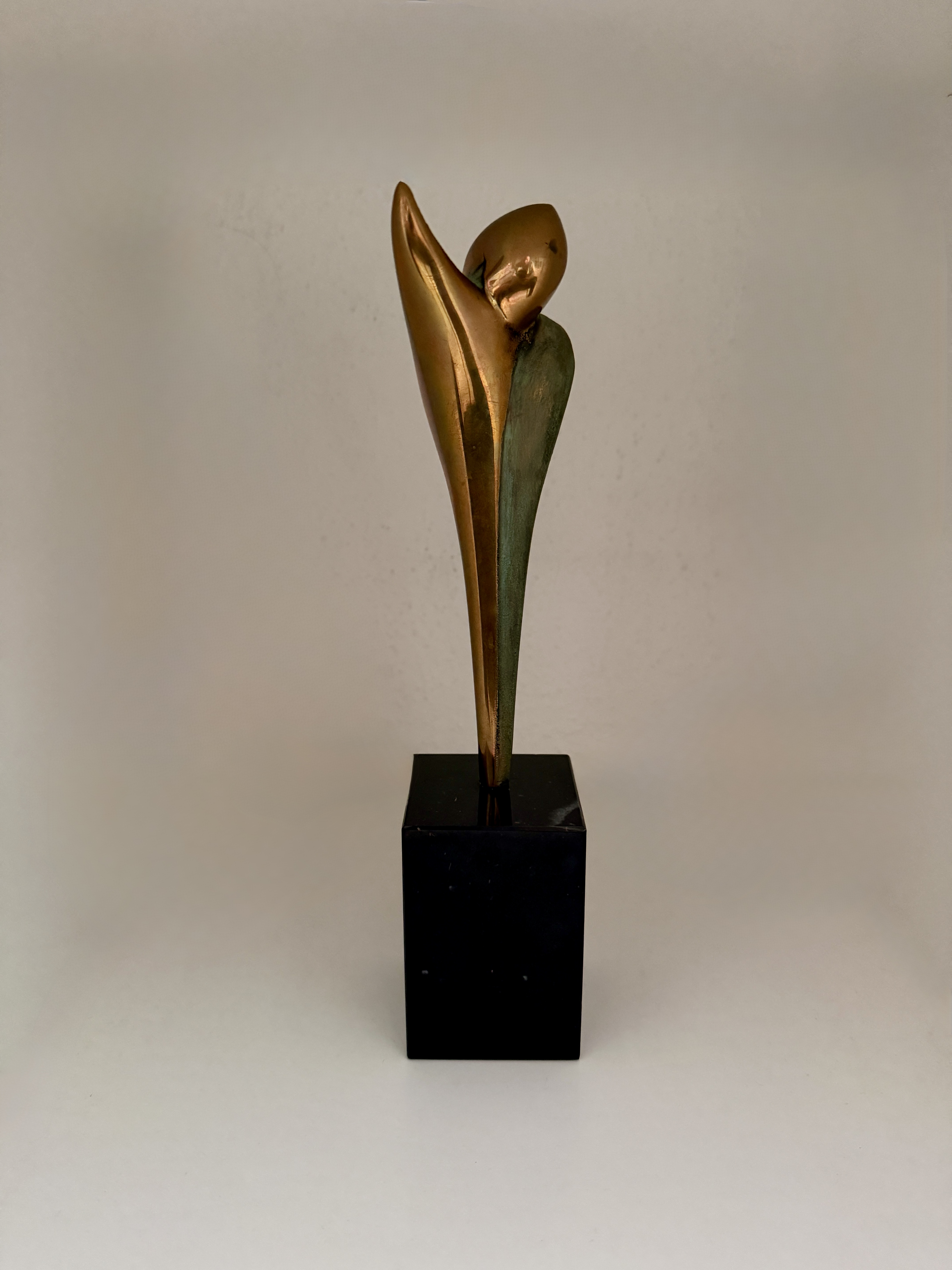 Ruurd Hallema - Adieu - elegant abstract brons, op hoogglans sokkel kopen? Bied vanaf 175!