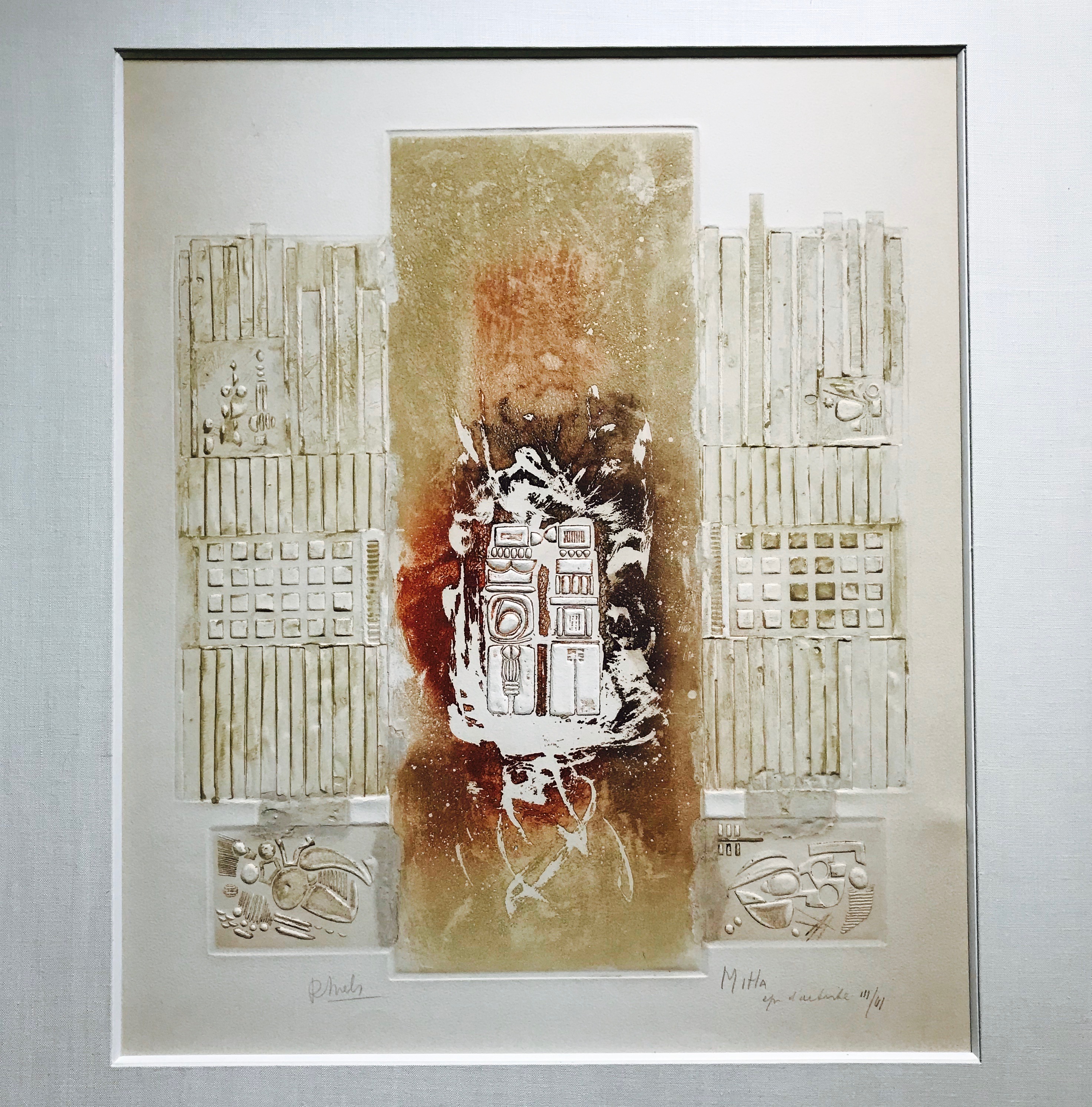 Rene Mels - Gesigneerde kleurenets - EA - 'Mitla' verkocht voor € 75!