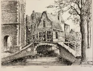 Albertus Wieringa - Kerk, Zijpendael, Universiteit kopen? Bied vanaf 30!