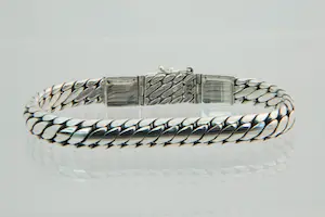 53 - Originele en ZGAN - 1e gehalte zilveren -  Buddha to Buddha armband kopen? Bied vanaf 90!