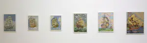 Rob Scholte - Twee Galjoenen - Embroidery Show en Expo Ensor Huis (Hommage aan Jan Hoet) kopen? Bied vanaf 600!
