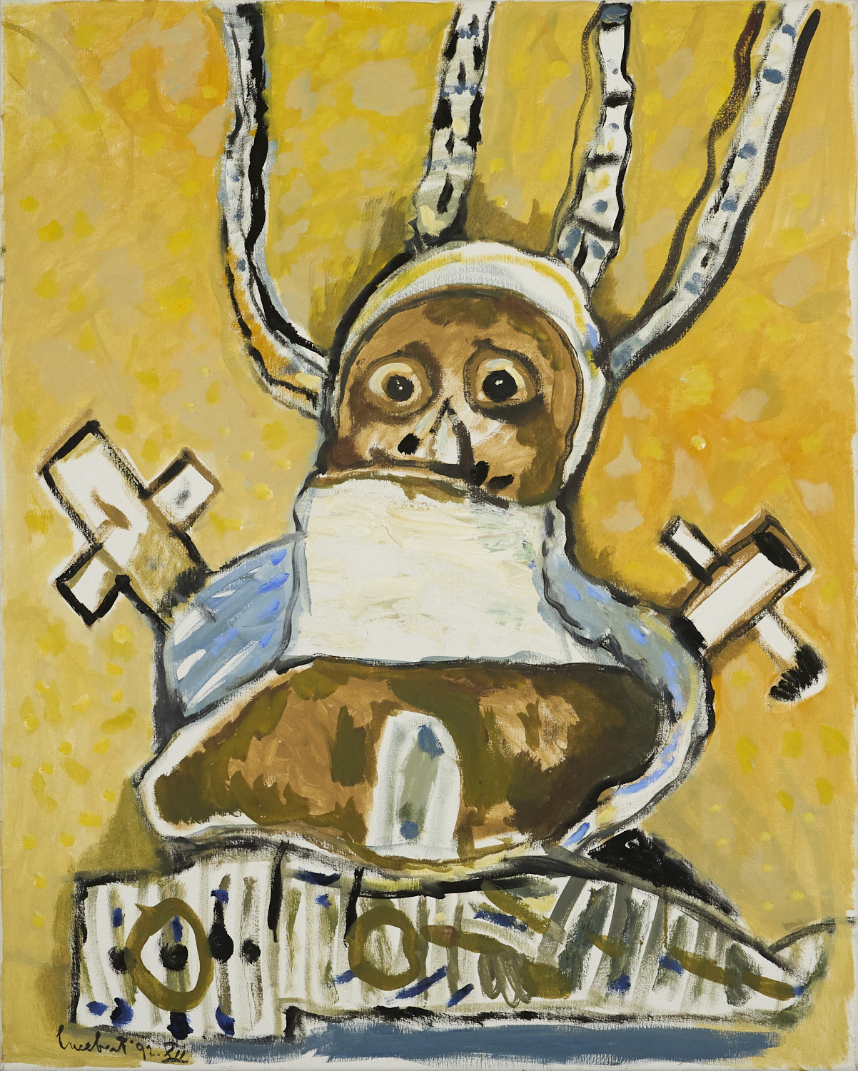 Lucebert - El Nacimiento - Groot werk in olieverf op doek kopen? Bied vanaf 5800!